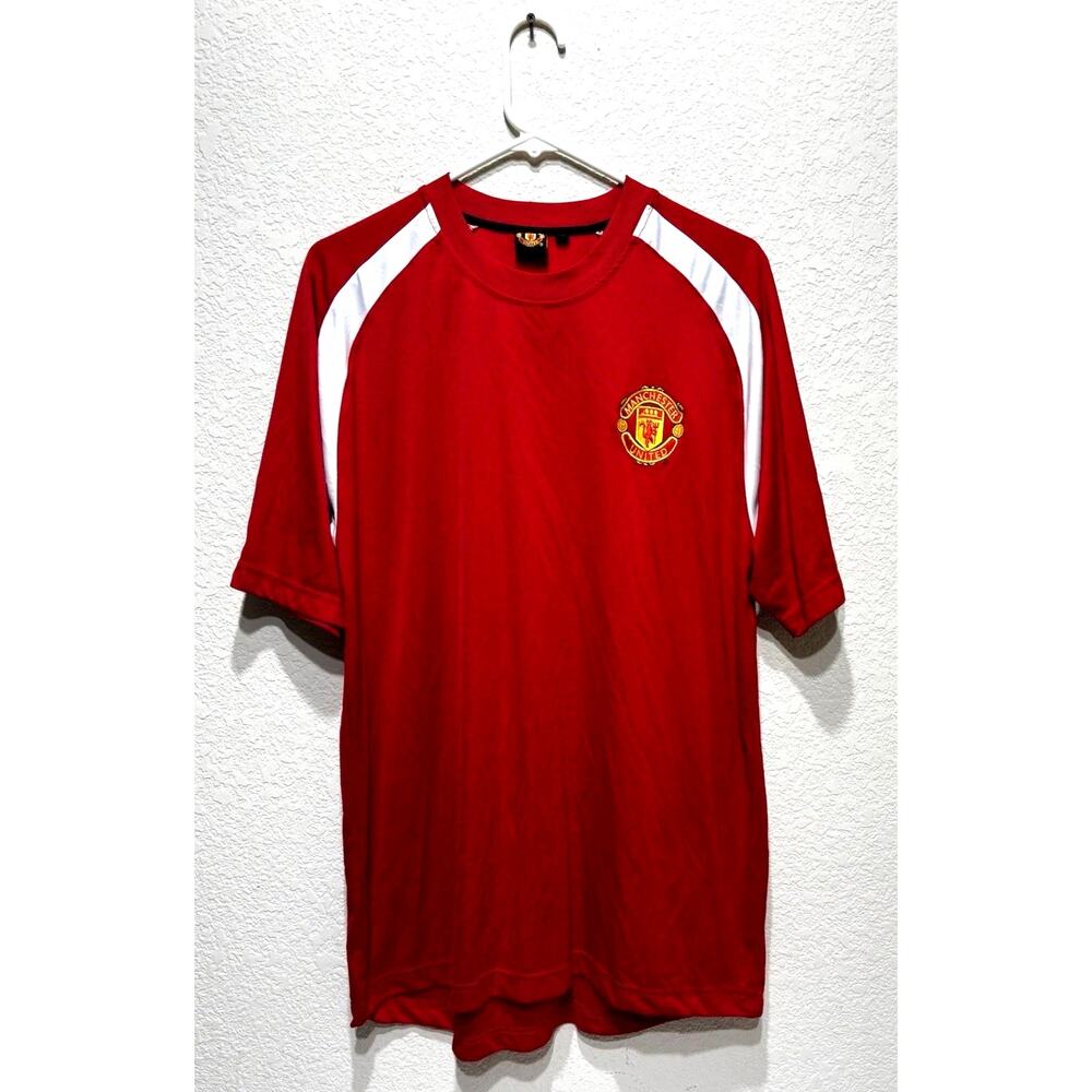 Manchester United Soccer Jersey Red Vintage XL
